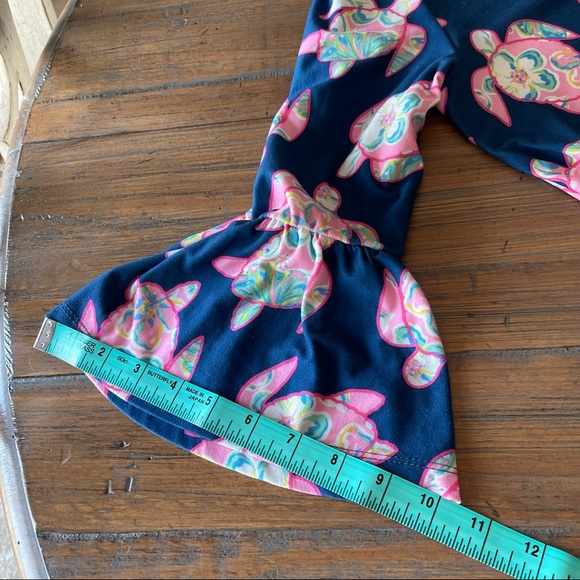 Simply Southern bell sleeve turtle print dress - Picture 14 of 16